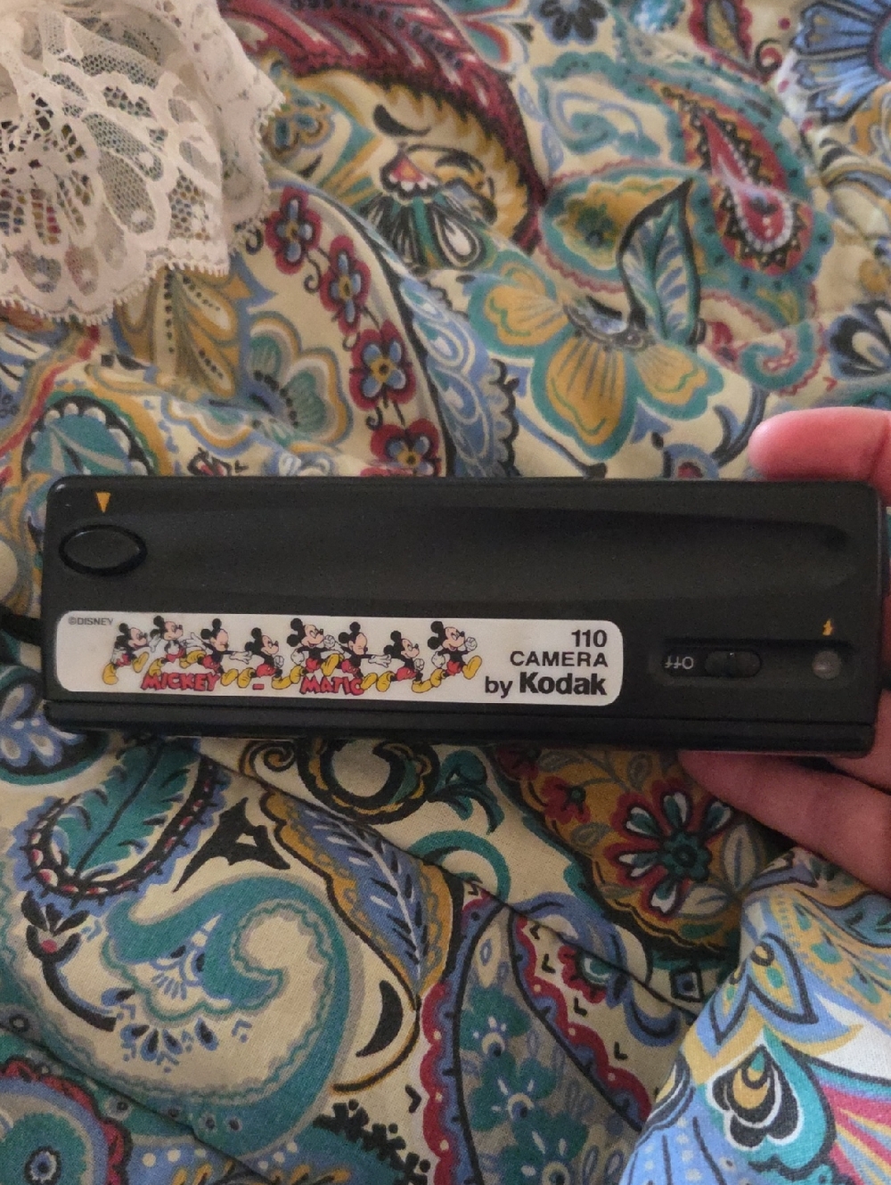 Kodak Black 110 Pocket Camera with Mickey Mouse Graphic Strip